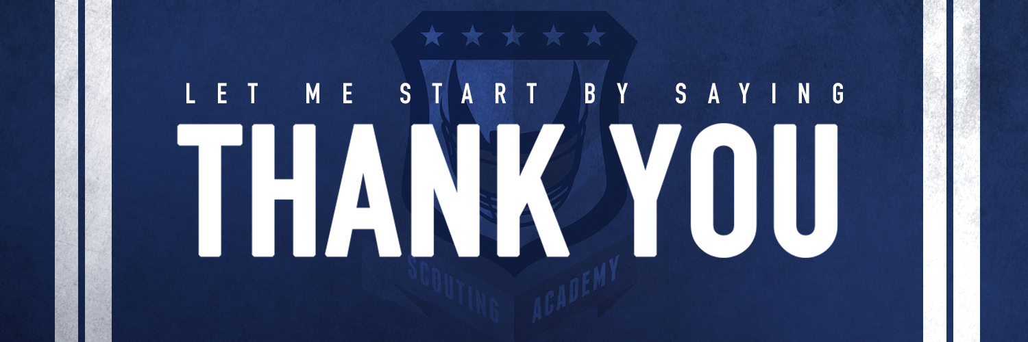 Scouting Academy Thank You